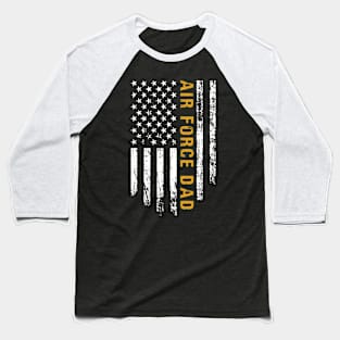 US Flag Airplane Patriotic American Pilot Baseball T-Shirt